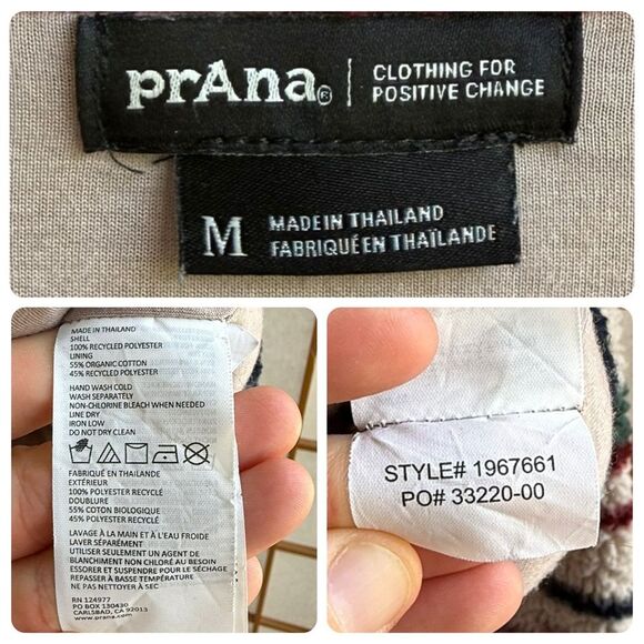 Prana Polar Escape Snap Up Fleece | Medium - Picture 9 of 9